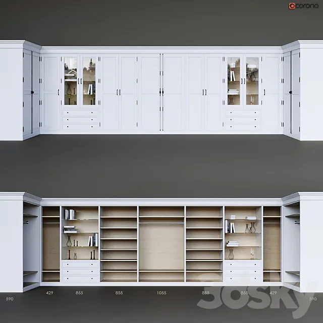 Wardrobe Dantone Home 3DModel