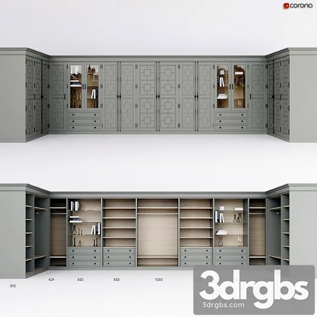 Wardrobe dantone home 4 3D Model Download