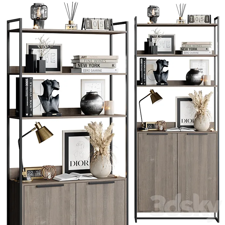 Wardrobe & Display cabinets 01 3D Model Free Download Wardrobe & Display cabinets 01 3D Model Free Download