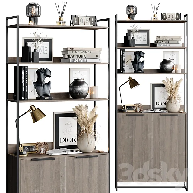 Wardrobe & Display cabinets 01 3DModel