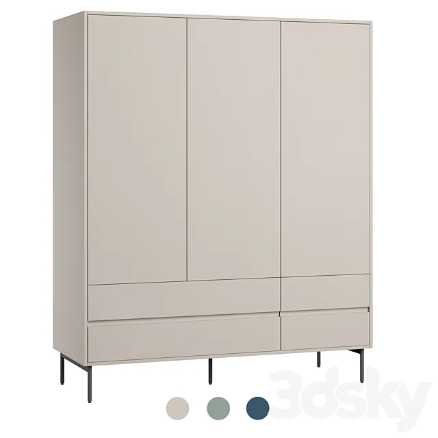 wardrobe DONICA 3D Model wardrobe DONICA 3D Model