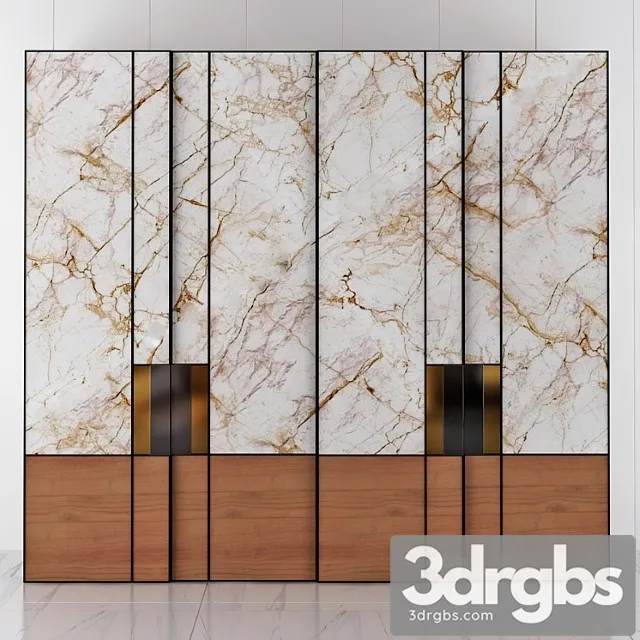 Wardrobe Effect Marble 3D Model Download