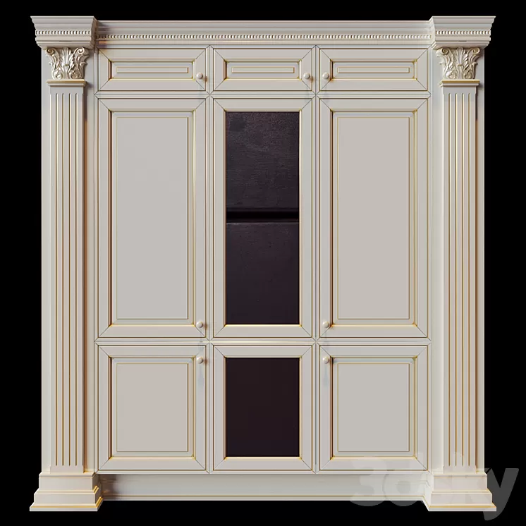 wardrobe Elisaveta Giulia Novars 3D Model