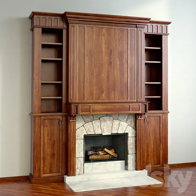 Wardrobe Fireplace 3DModel