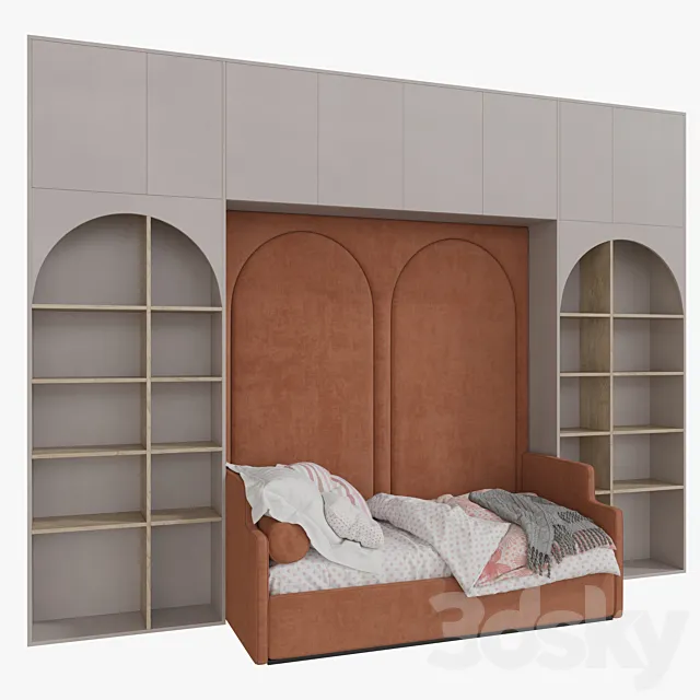 Wardrobe For Children 05 3D Model