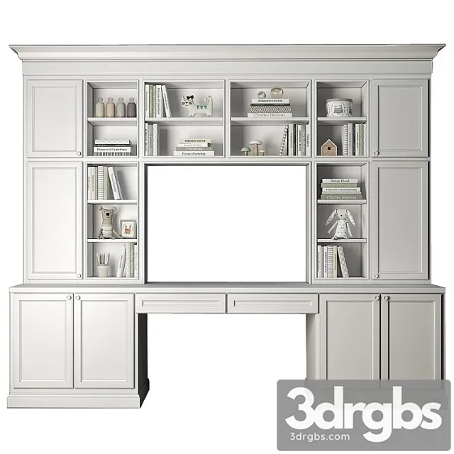 Wardrobe Furniture composition for children& 3D Model Download