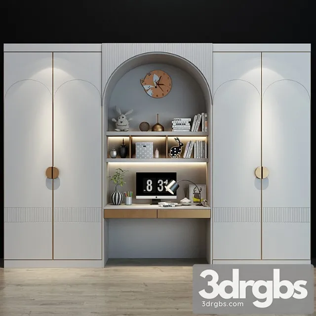 Wardrobe Furniture for a children 0156 3D Model Download