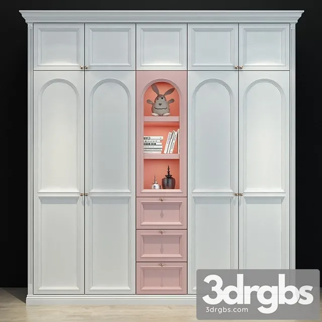 Wardrobe Furniture for a children 0199 3D Model Download
