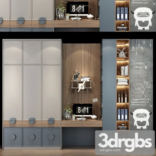 Wardrobe Furniture for children 0576