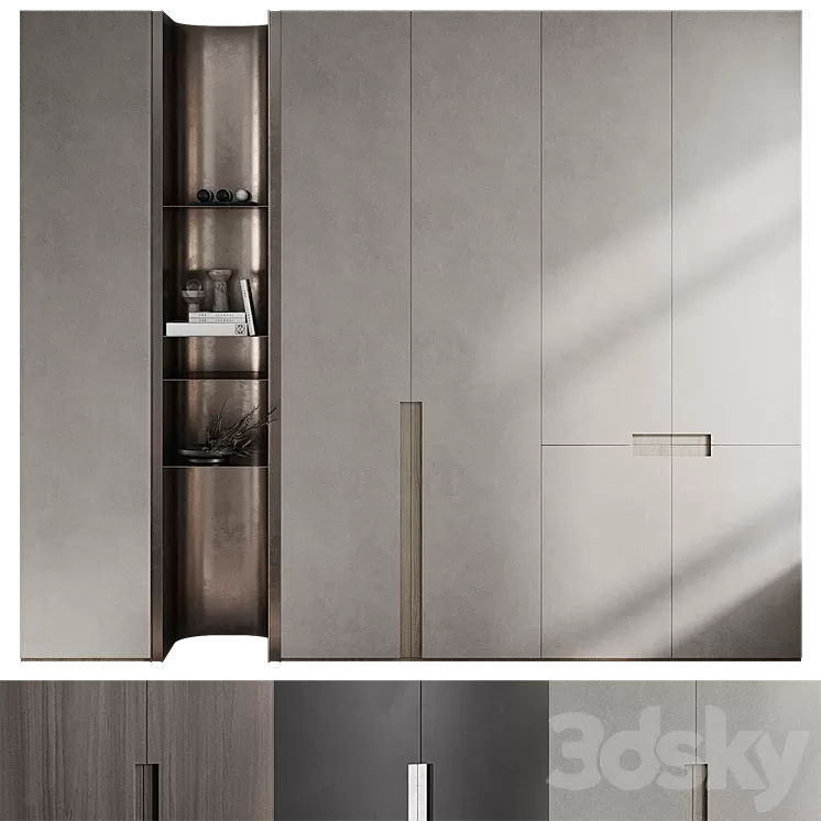 Wardrobe Glowe 3D Model Free Download