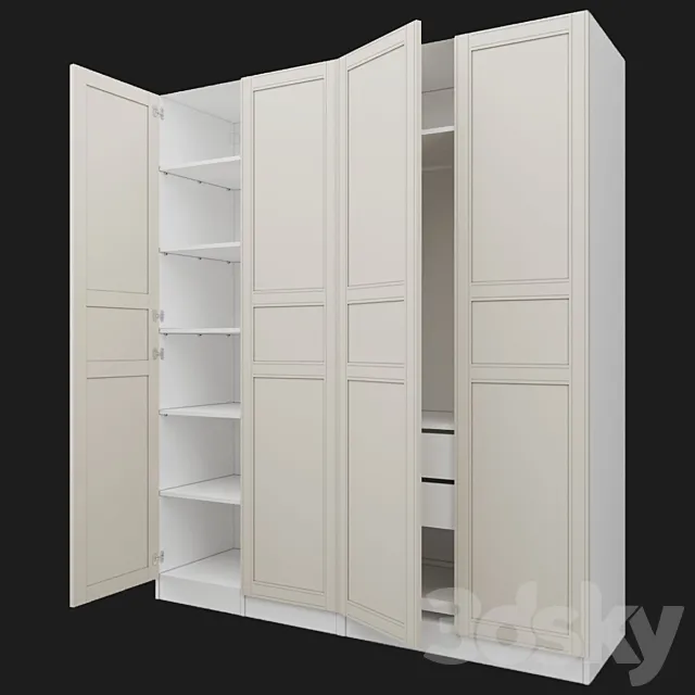 Wardrobe IKEA FLISBERGET 3D Model
