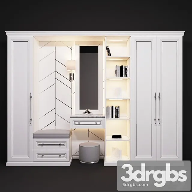 Wardrobe In Hallway 17 3D Model Download