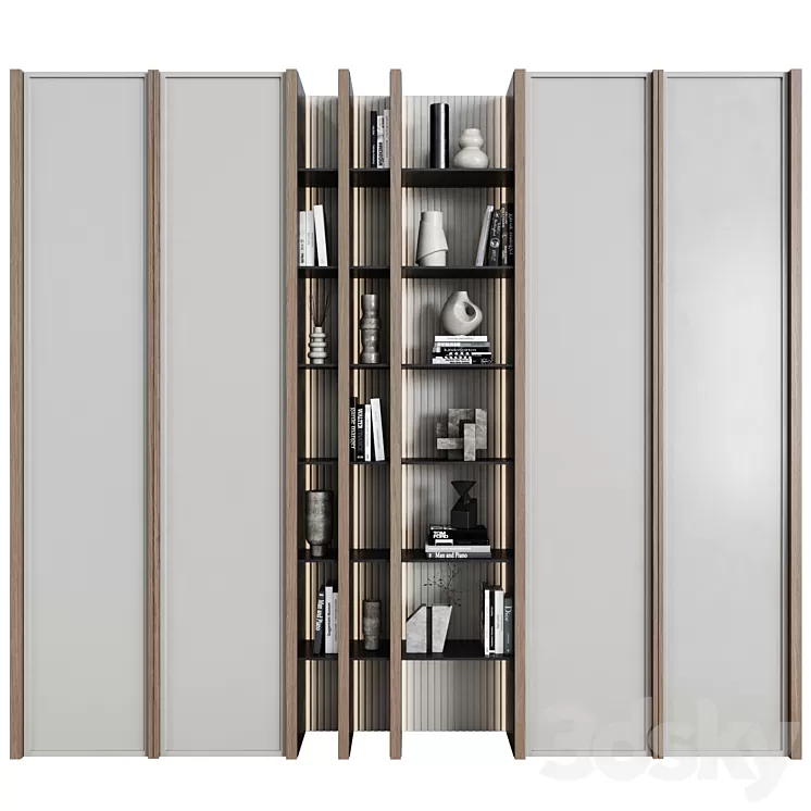 Wardrobe in modern style 43 3D Model Free Download