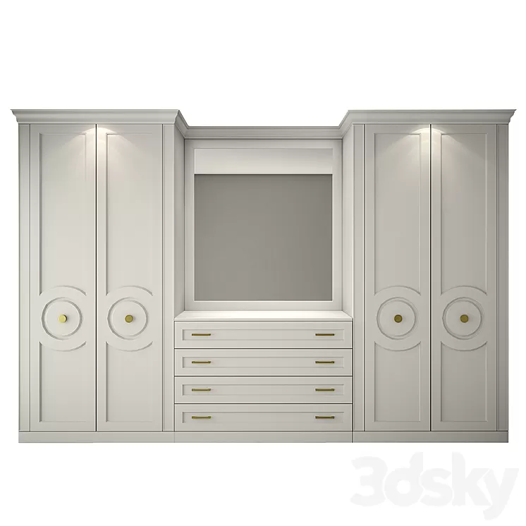 Wardrobe in Varzi's bedroom 3D Model