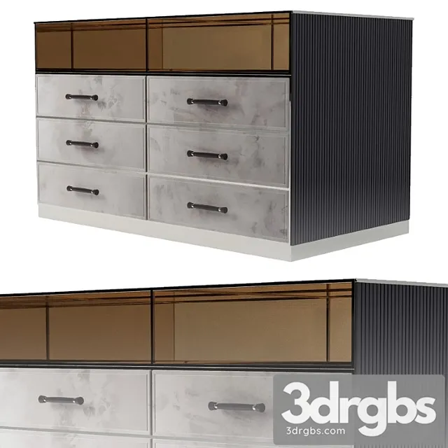 Wardrobe Island 01 3D Model Download