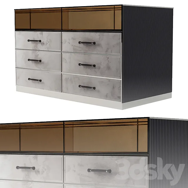 Wardrobe island 01 3D Model