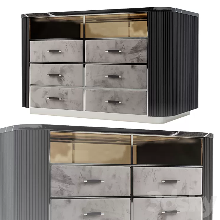 Wardrobe island 02 3D Model Wardrobe island 02 3D Model