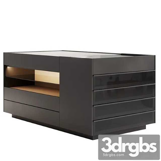 Wardrobe island poliform set up 2 3D Model Download