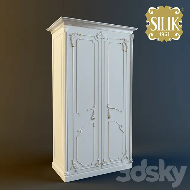 Wardrobe Larissa. Silik 2 flap 3DModel