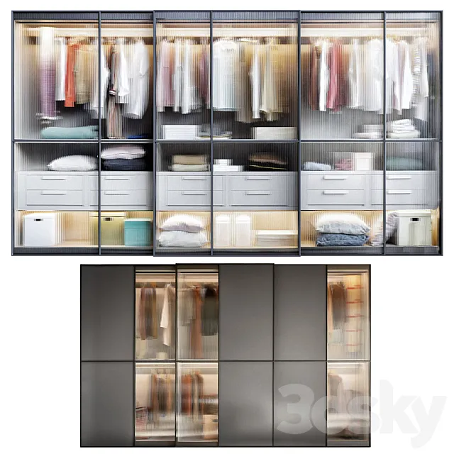 Wardrobe LAYER Novamobili 3DModel