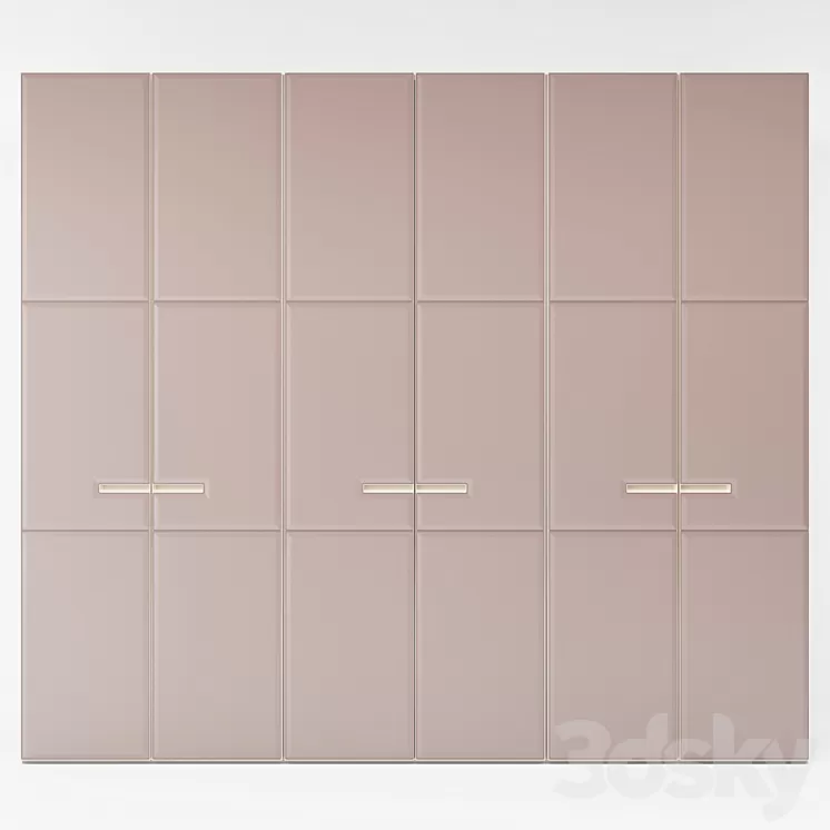 Wardrobe Lema Warm 3D Model Wardrobe Lema Warm 3D Model