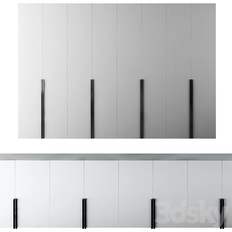 Wardrobe Liscia 3D Model