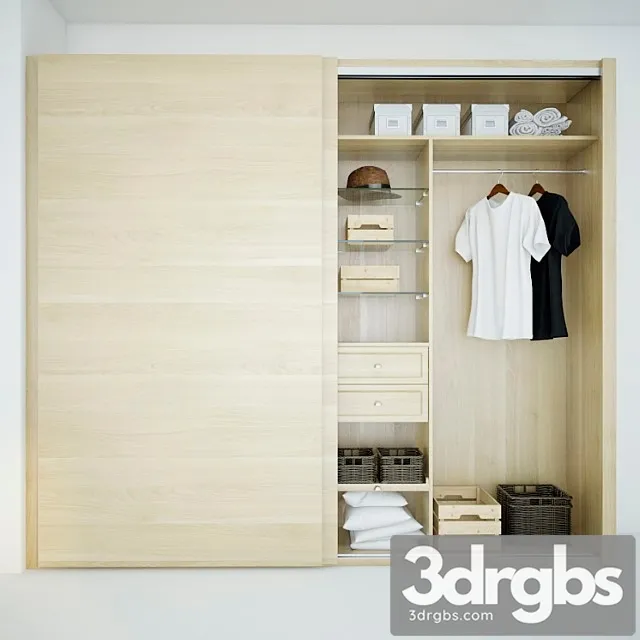 Wardrobe Mebelux Calmo 3D Model Download