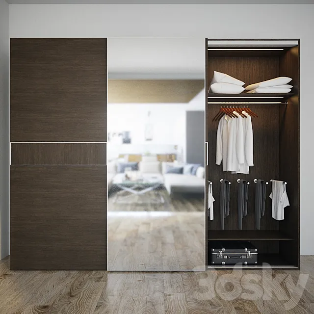 Wardrobe Mebelux Fiorente 3DModel Wardrobe Mebelux Fiorente 3DModel