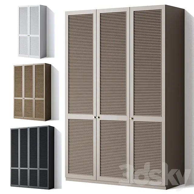 Wardrobe modern 03 3D Model Wardrobe modern 03 3D Model