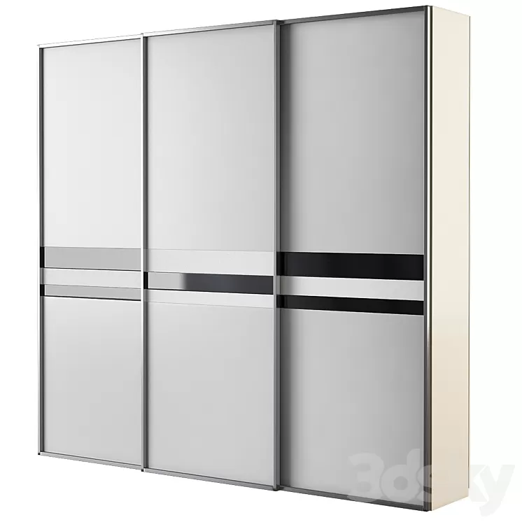 Wardrobe Modern_10 3D Model