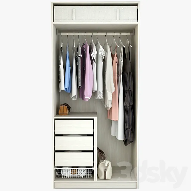 Wardrobe. Otdel_1 3D Model