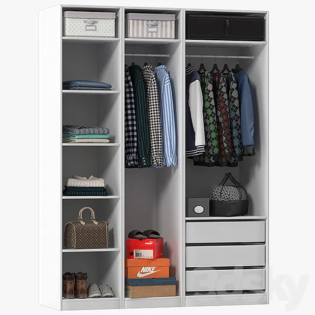 Wardrobe PAX 3DModel
