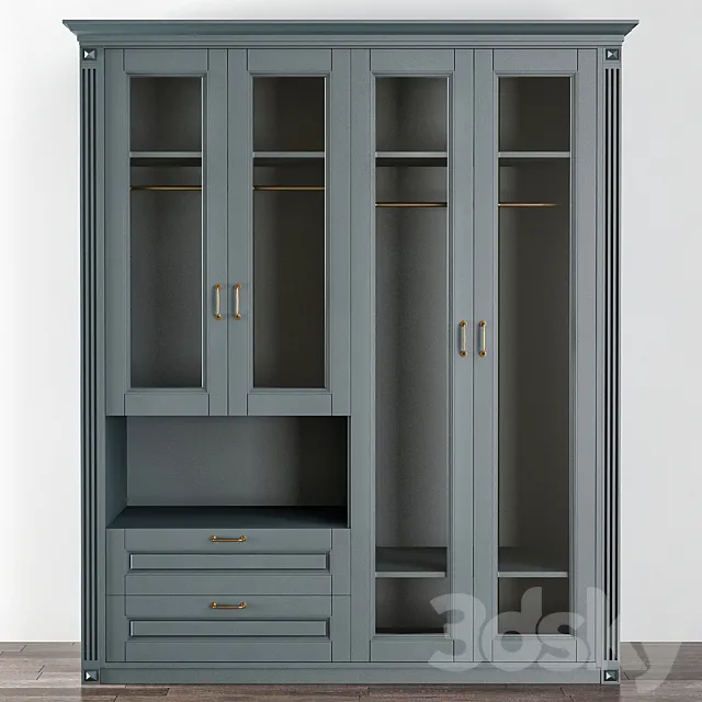 Wardrobe Premium PRO №53 3D Model