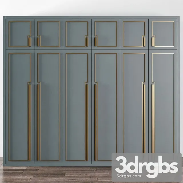 Wardrobe premium pro №56 3D Model Download
