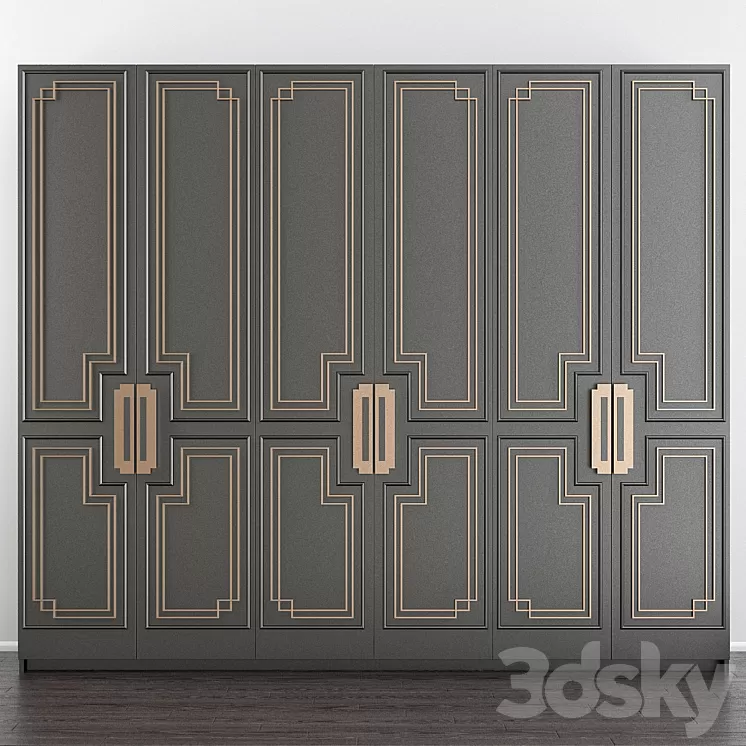 Wardrobe Premium PRO No. 48 3D Model Wardrobe Premium PRO No. 48 3D Model