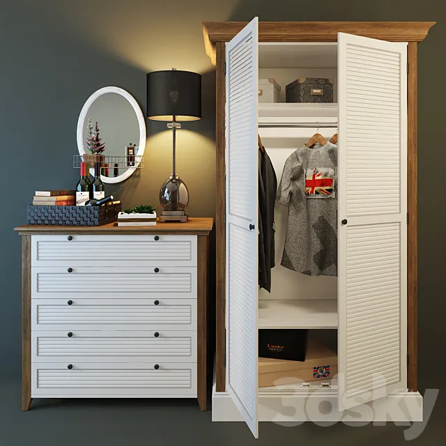 Wardrobe Ranch. Goosli 3D Model Wardrobe Ranch. Goosli 3D Model