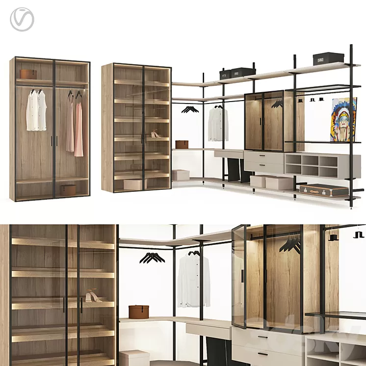 Wardrobe raumplus 3D Model