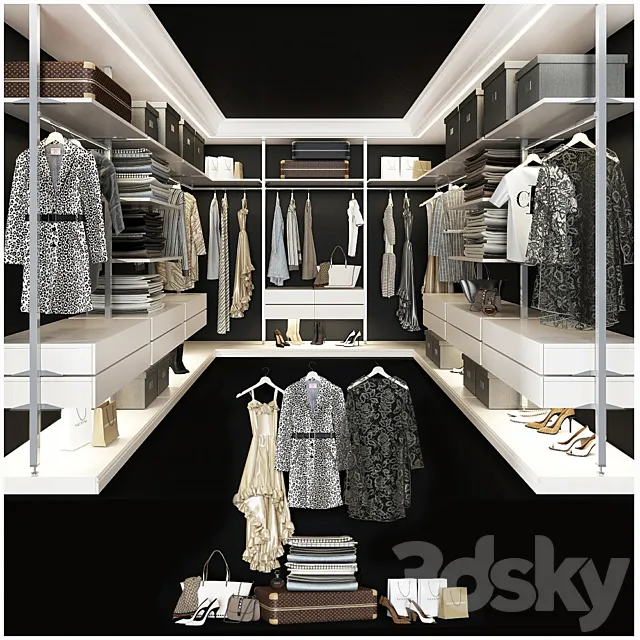 Wardrobe Raumplus Uno_1 3DModel Wardrobe Raumplus Uno_1 3DModel