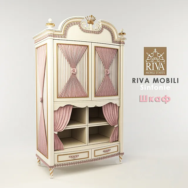 Wardrobe Rivi Mobili 3DModel Wardrobe Rivi Mobili 3DModel