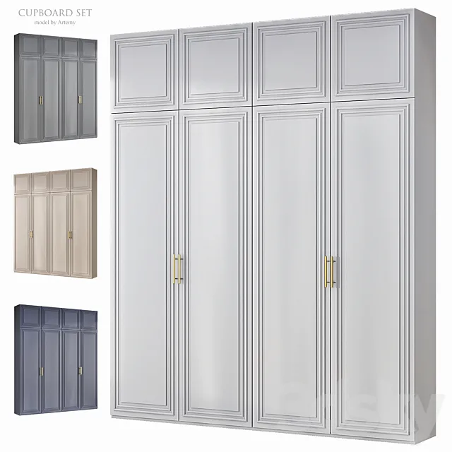 Wardrobe Set 25 3D Model Wardrobe Set 25 3D Model