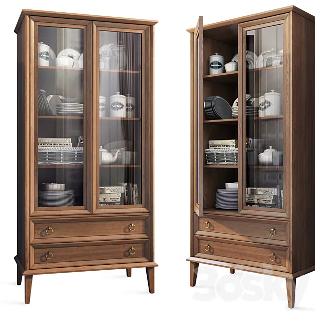 Wardrobe showcase Palermo. Cabinet showcase by Dogta SH 3D Model
