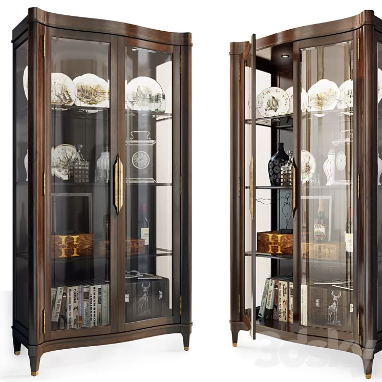 Wardrobe \/ showcase Serenity Sophia Curio. Cabinet \/ showcase bu FFDM 3D Model Free Download
