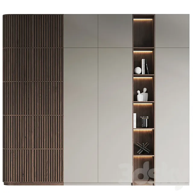 Wardrobe Tokipan 3D Model Wardrobe Tokipan 3D Model