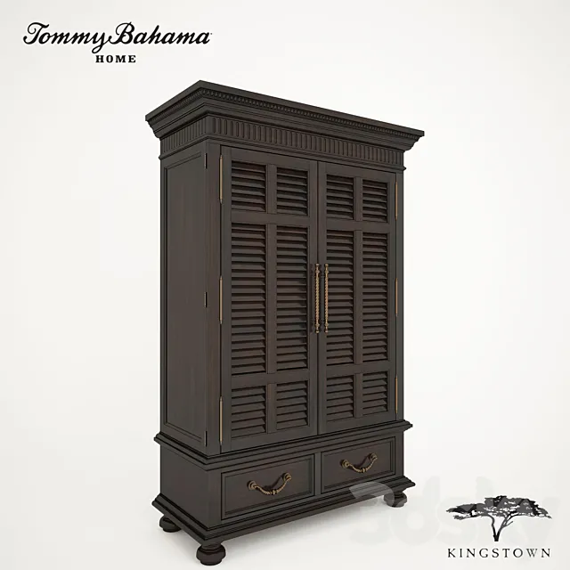 Wardrobe Tommy Bahama Kingstown 3DModel Wardrobe Tommy Bahama Kingstown 3DModel