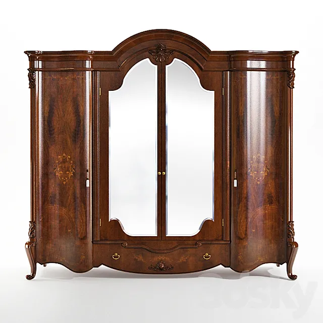 Wardrobe Treci 3D Model