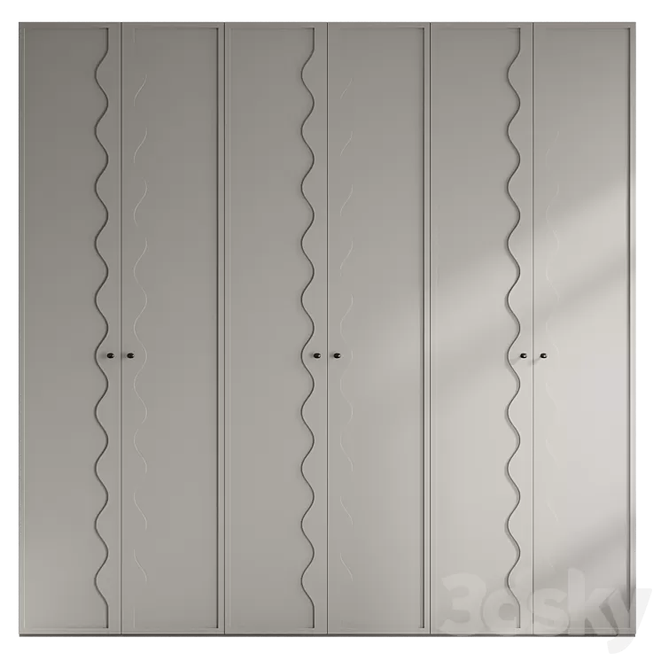 Wardrobe Wave 3D Model Free Download