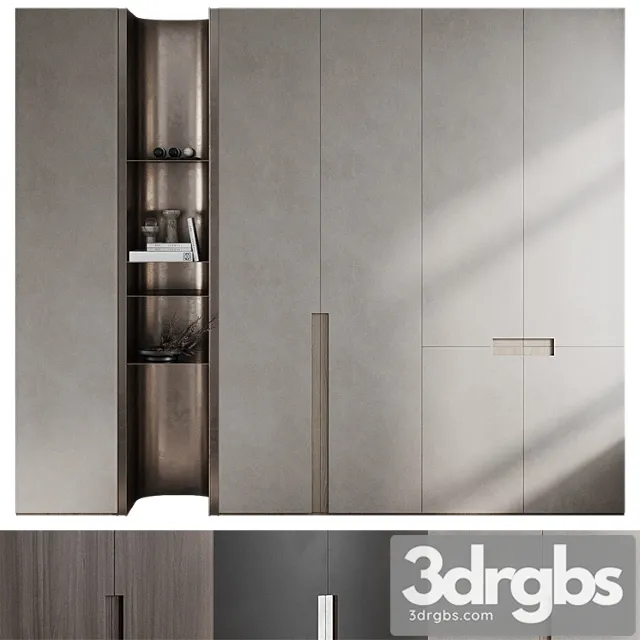 Wardrobe With Glove Decor 3D Model Download