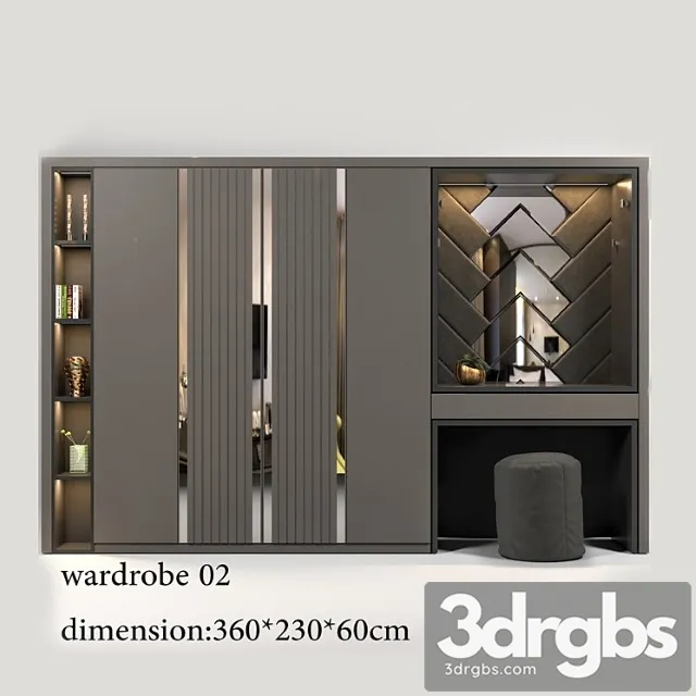 Wardrobe02 3D Model Download