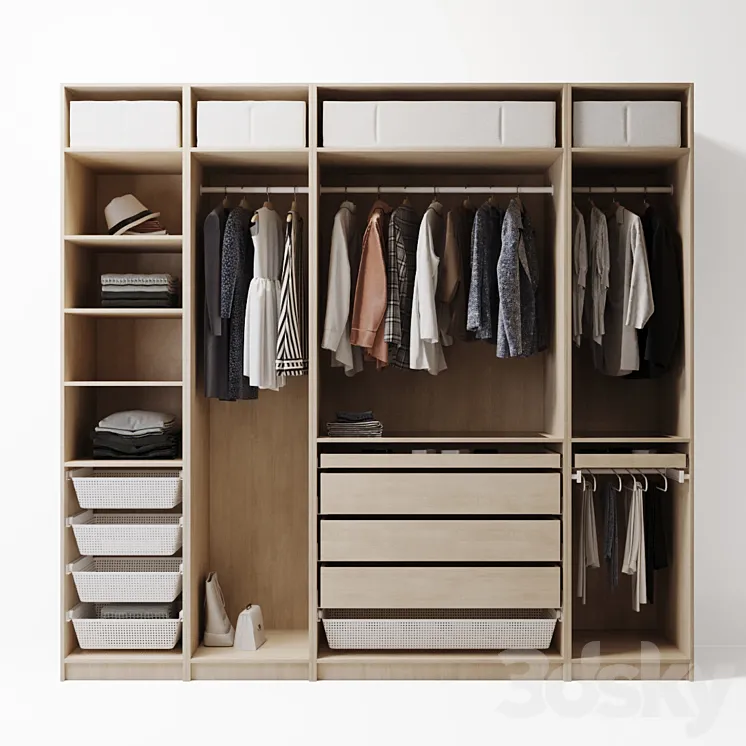 wardrobe4 3D Model Free Download