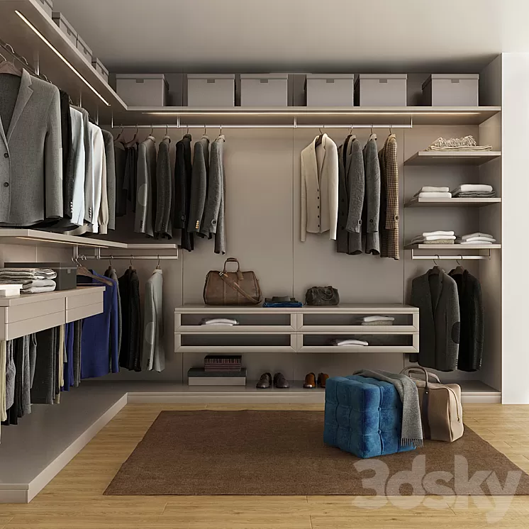 Wardrobe_M_9 3D Model Wardrobe_M_9 3D Model